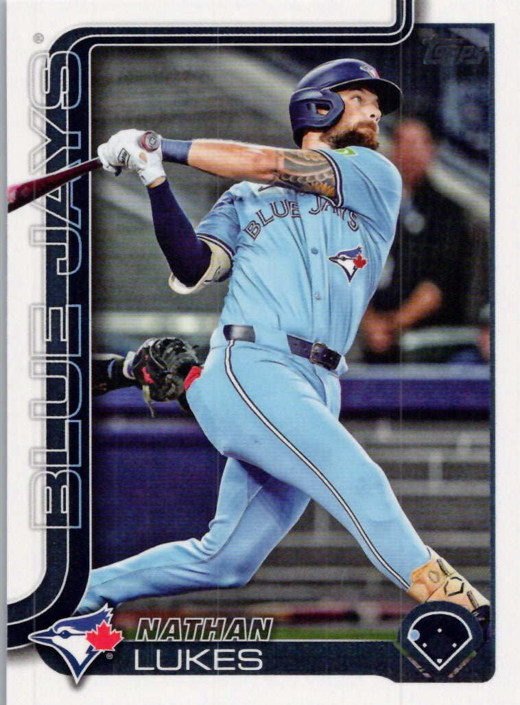 2025 Topps #420 Nathan Lukes Toronto Blue Jays