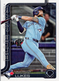 2025 Topps #420 Nathan Lukes Toronto Blue Jays
