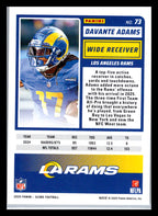 2025 Score #73 Davante Adams Los Angeles Rams