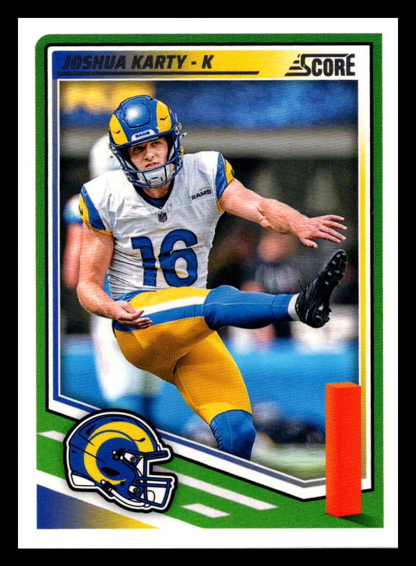 2025 Score #200 Joshua Karty Los Angeles Rams