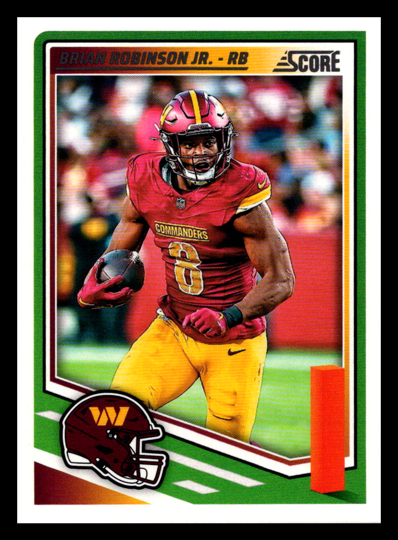 2025 Score #176 Brian Robinson Jr. Washington Commanders