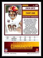 2025 Score #257 Zach Ertz Washington Commanders