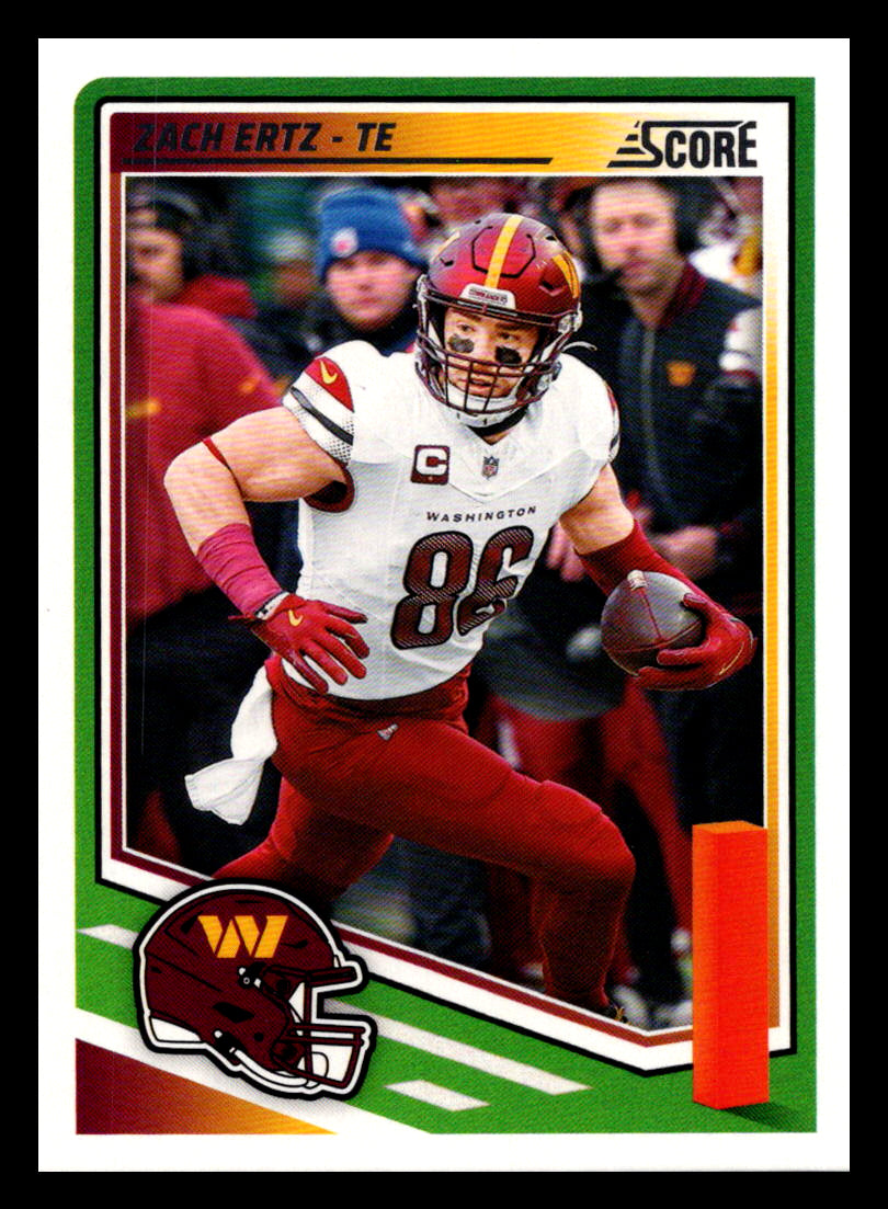 2025 Score #257 Zach Ertz Washington Commanders