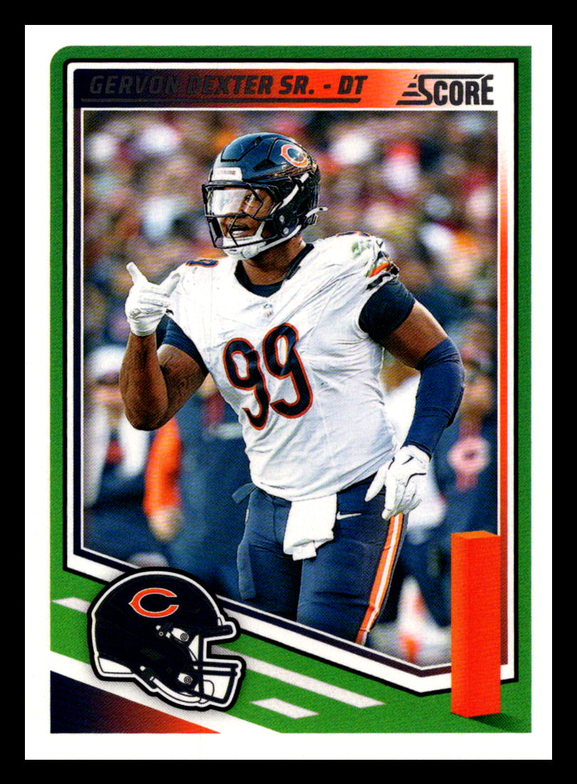 2025 Score #189 Gervon Dexter Sr. Chicago Bears