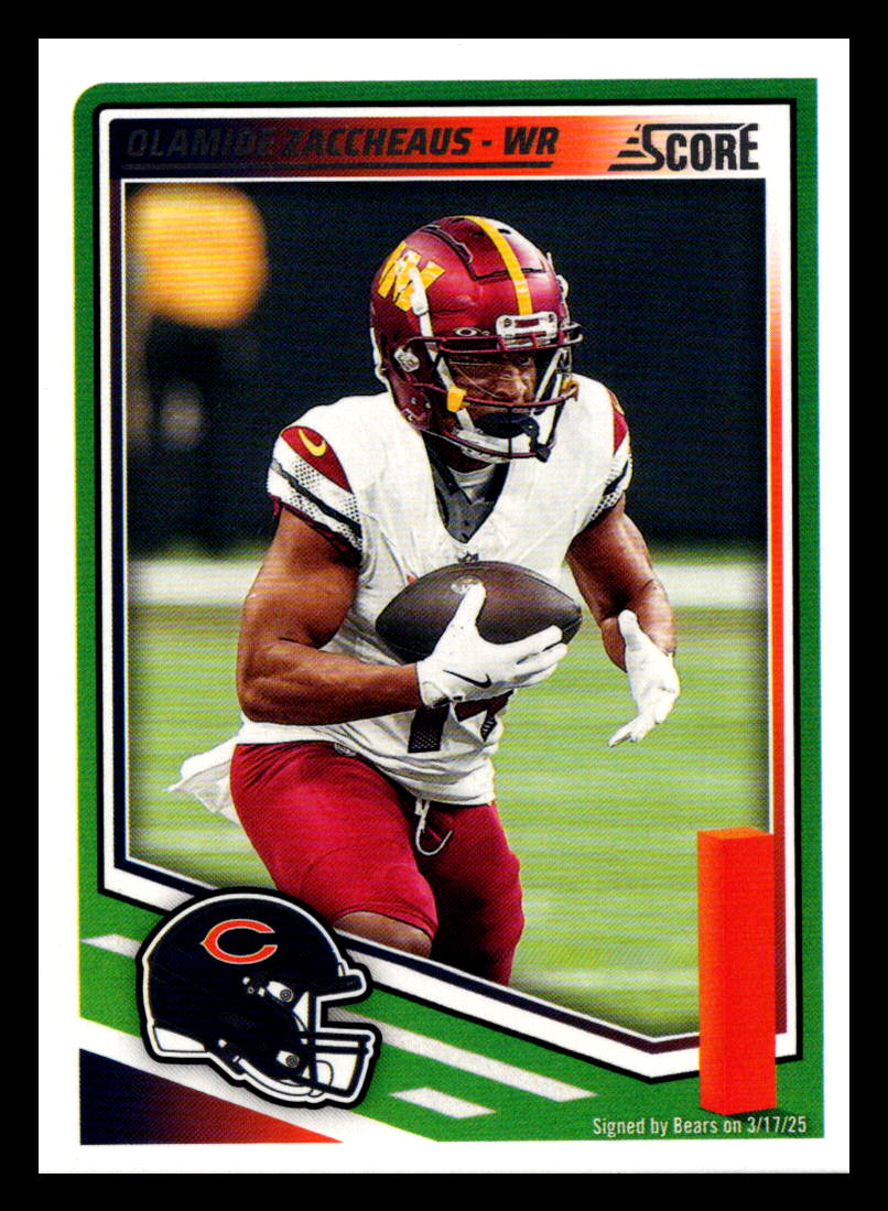 2025 Score #60 Olamide Zaccheaus Chicago Bears