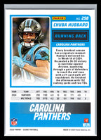 2025 Score #258 Chuba Hubbard Carolina Panthers
