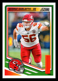 2025 Score #158 George Karlaftis Kansas City Chiefs