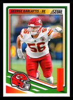 2025 Score #158 George Karlaftis Kansas City Chiefs