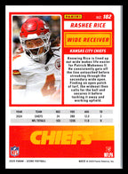 2025 Score #182 Rashee Rice Kansas City Chiefs