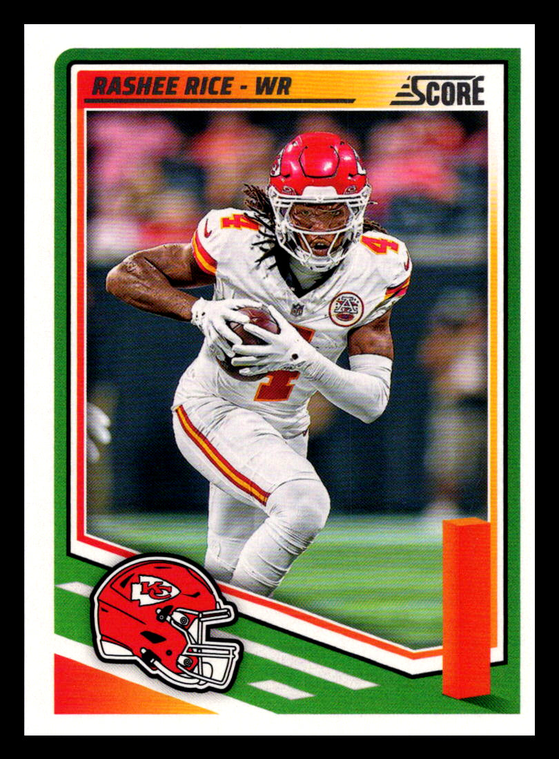2025 Score #182 Rashee Rice Kansas City Chiefs