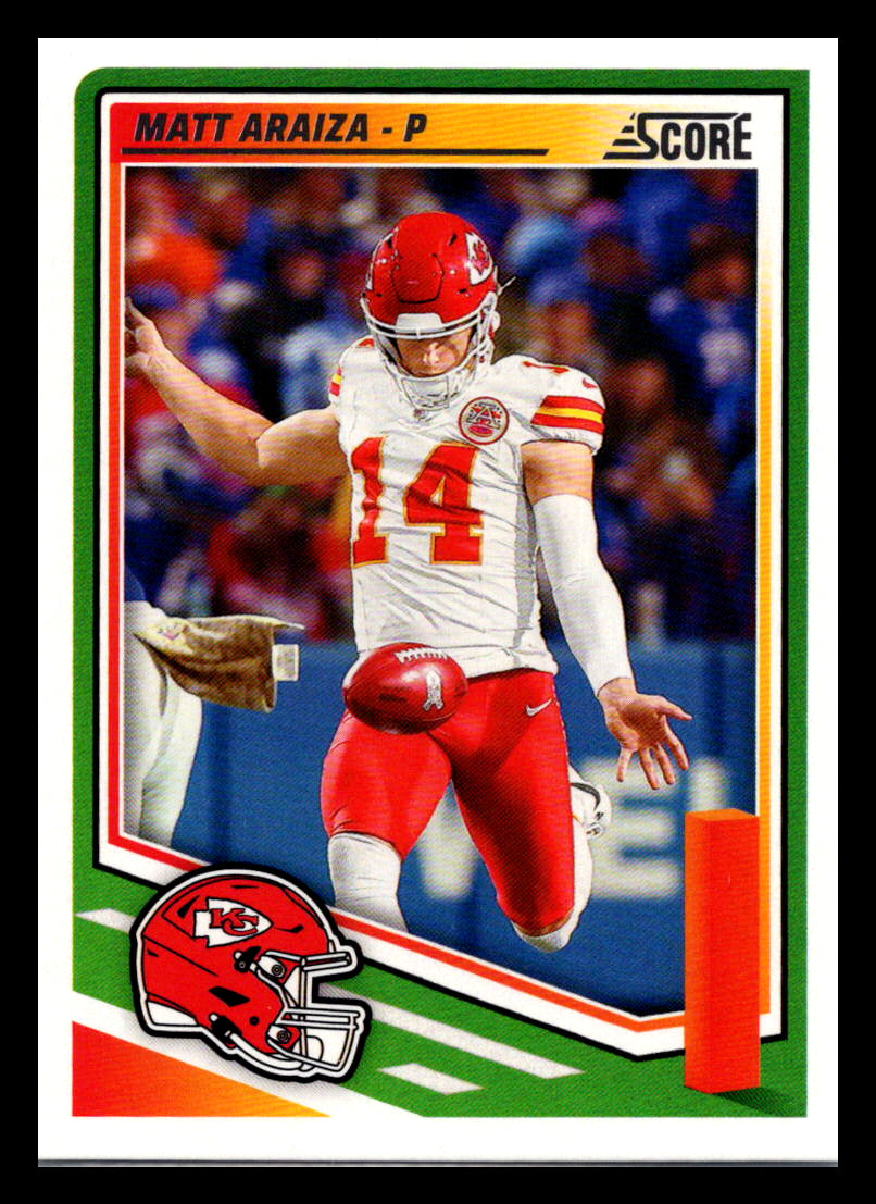 2025 Score #288 Matt Araiza Kansas City Chiefs