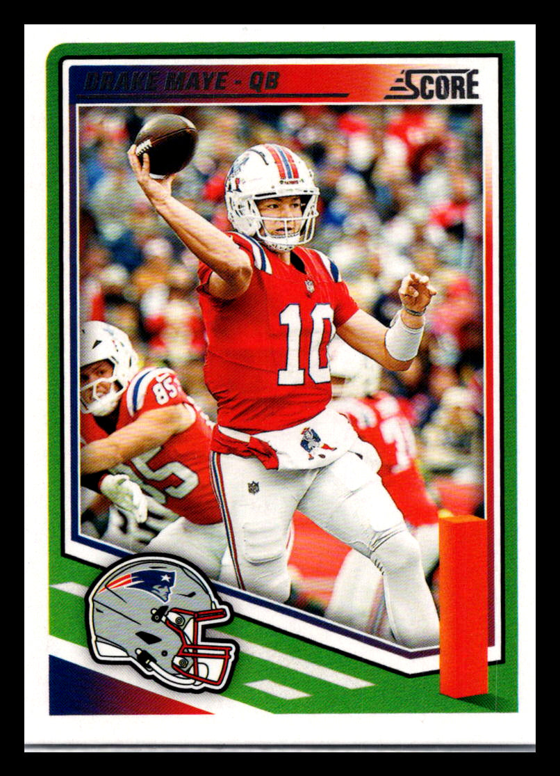 2025 Score #27 Drake Maye New England Patriots