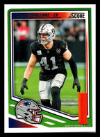 2025 Score #280 Robert Spillane New England Patriots