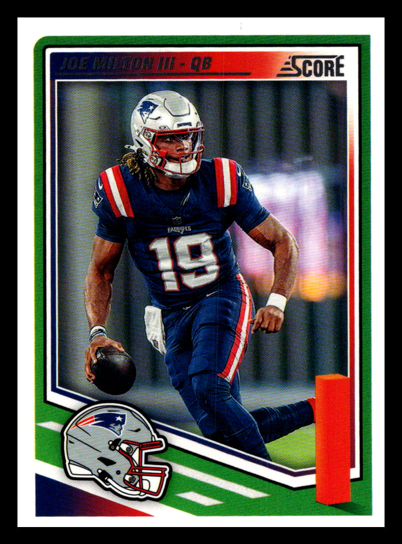 2025 Score #28 Joe Milton III New England Patriots
