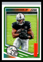 2025 Score #112 Alexander Mattison Miami Dolphins