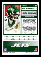 2025 Score #85 Malachi Corley New York Jets