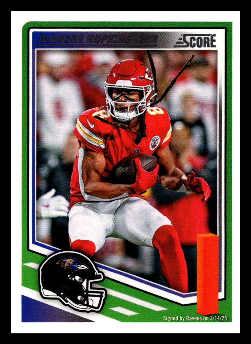 2025 Score #133 DeAndre Hopkins Baltimore Ravens