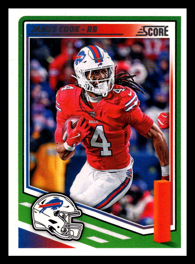 2025 Score #124 James Cook Buffalo Bills