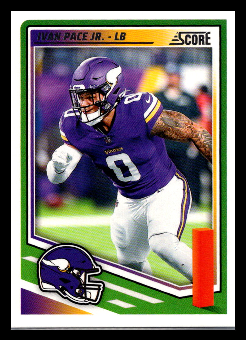 2025 Score #287 Ivan Pace Jr. Minnesota Vikings