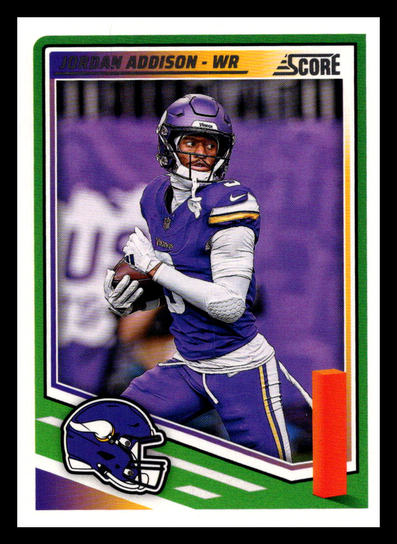 2025 Score #109 Jordan Addison Minnesota Vikings
