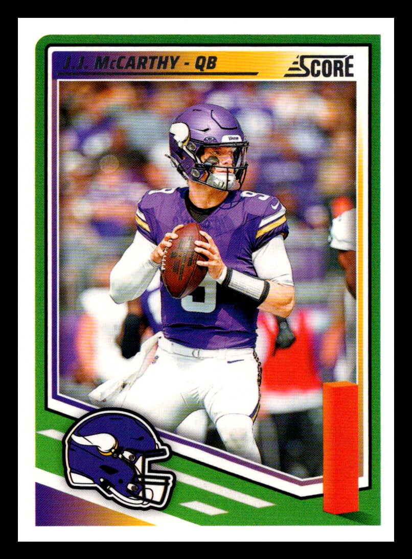 2025 Score #291 J.J. McCarthy Minnesota Vikings