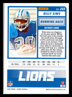 2025 Score #233 Billy Sims Detroit Lions