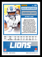 2025 Score #103 David Montgomery Detroit Lions