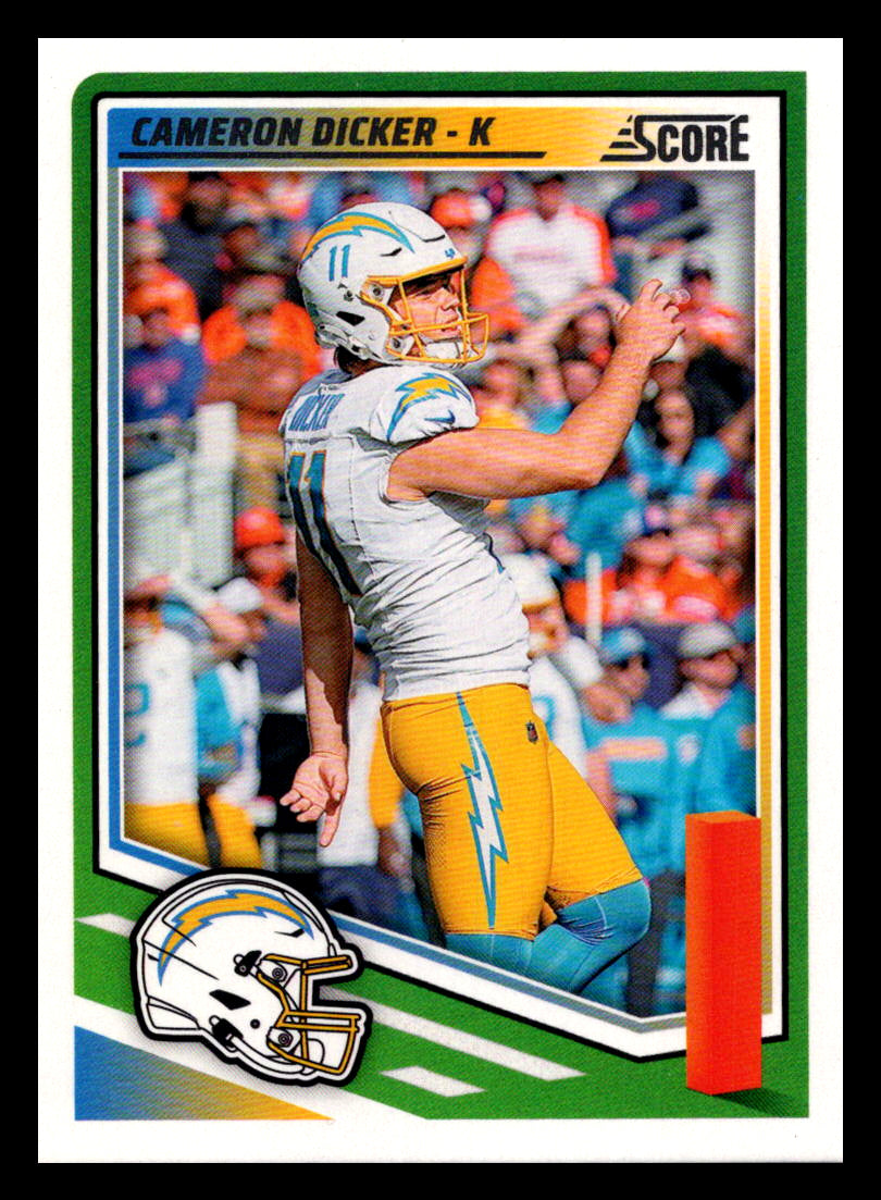 2025 Score #127 Cameron Dicker Los Angeles Chargers