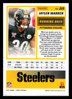 2025 Score #225 Jaylen Warren Pittsburgh Steelers