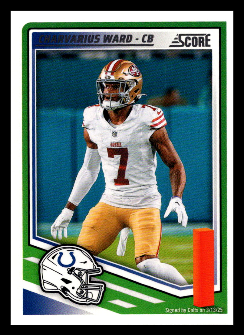 2025 Score #147 Charvarius Ward Indianapolis Colts