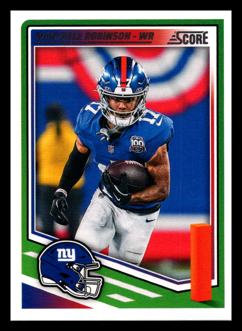 2025 Score #166 Wan'Dale Robinson New York Giants
