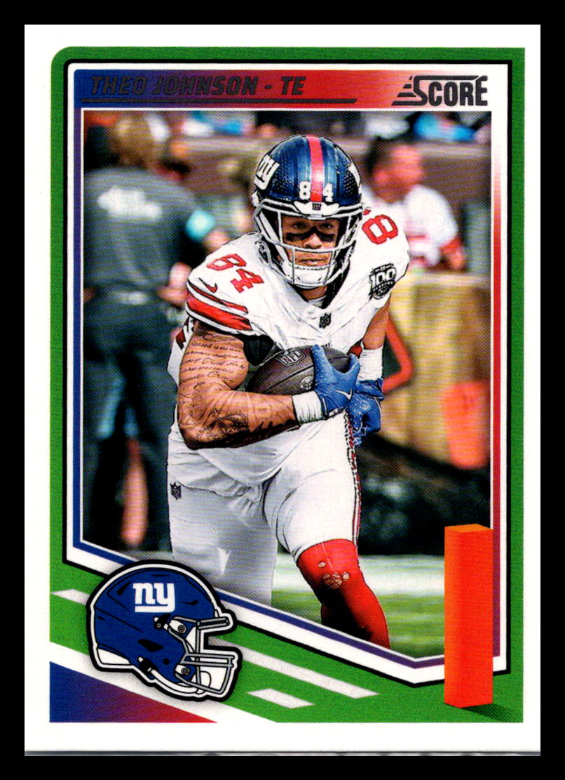 2025 Score #192 Theo Johnson New York Giants