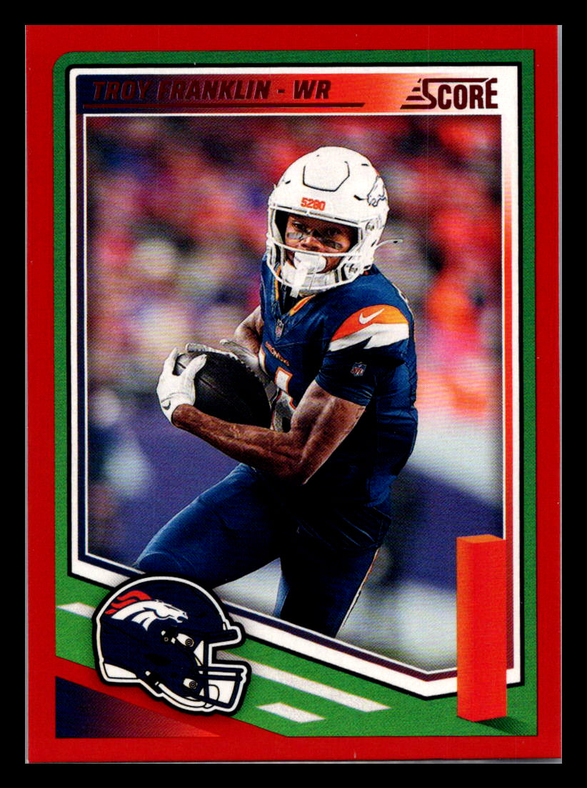 2025 Score #15 Troy Franklin Red Denver Broncos