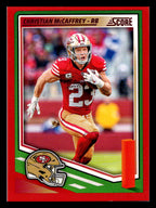 2025 Score #238 Christian McCaffrey Red San Francisco 49ers