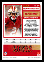 2025 Score #184 Deommodore Lenoir Red San Francisco 49ers