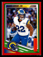 2025 Score #243 Blake Corum Red Los Angeles Rams