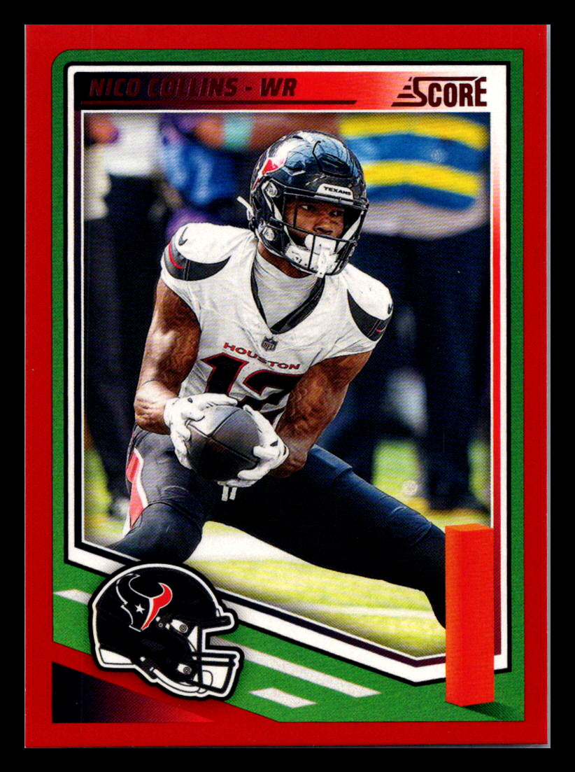 2025 Score #39 Nico Collins Red Houston Texans