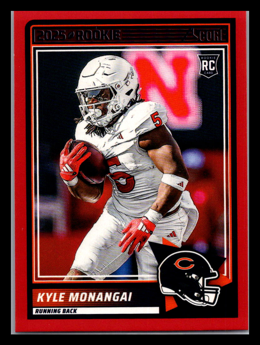 2025 Score #48 Kyle Monangai Red Chicago Bears