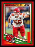 2025 Score #158 George Karlaftis Red Kansas City Chiefs