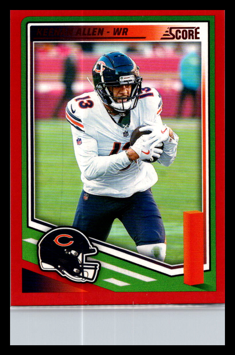 2025 Score #260 Keenan Allen Red Chicago Bears