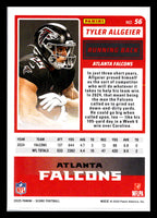 2025 Score #56 Tyler Allgeier Red Atlanta Falcons