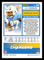 2025 Score #296 J.K. Dobbins Red Los Angeles Chargers