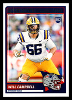 2025 Score #25 Will Campbell New England Patriots