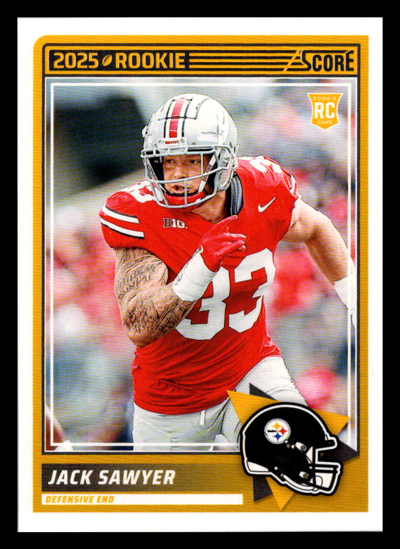 2025 Score #83 Jack Sawyer Pittsburgh Steelers