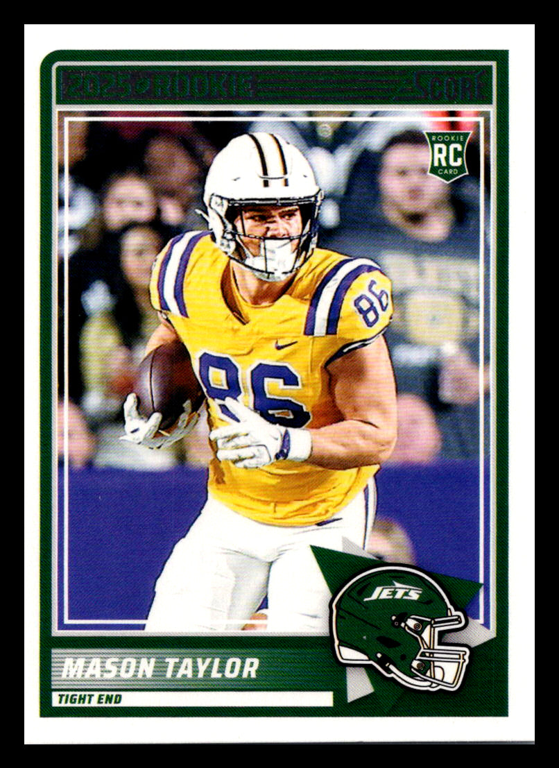 2025 Score #7 Mason Taylor New York Jets