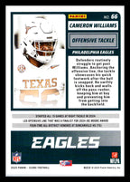 2025 Score #66 Cameron Williams Philadelphia Eagles