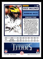2025 Score #62 Kalel Mullings Tennessee Titans