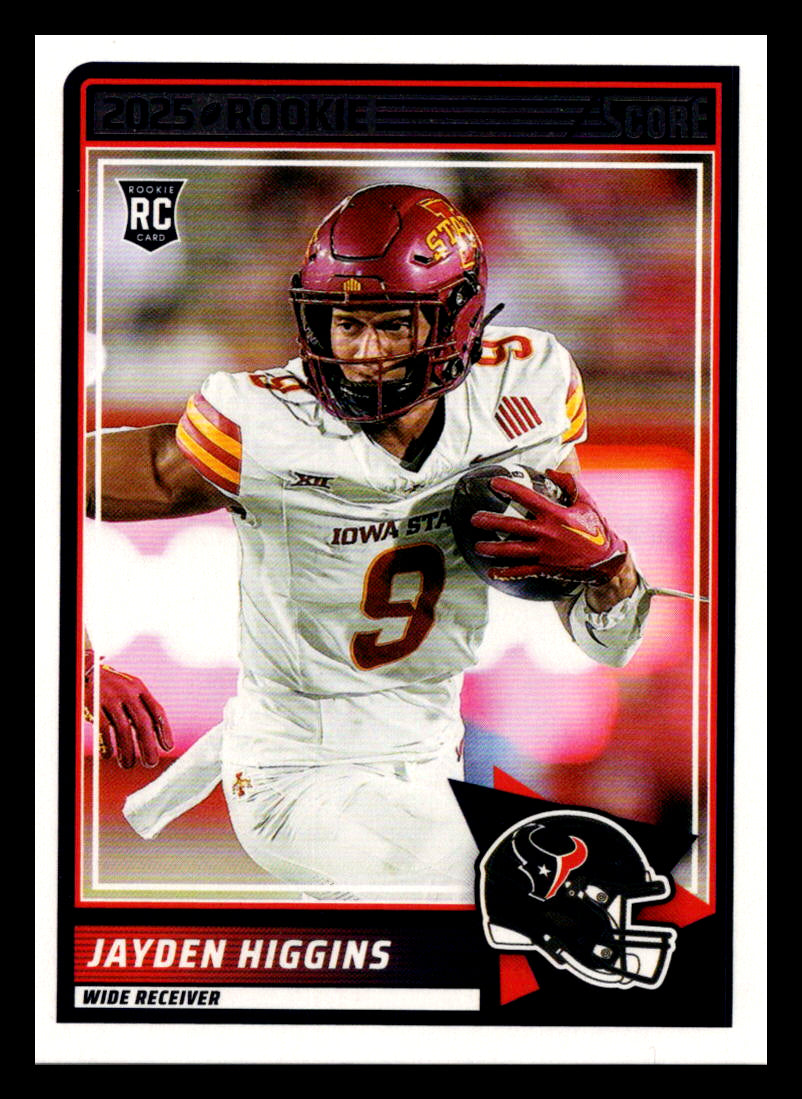 2025 Score #55 Jayden Higgins Houston Texans