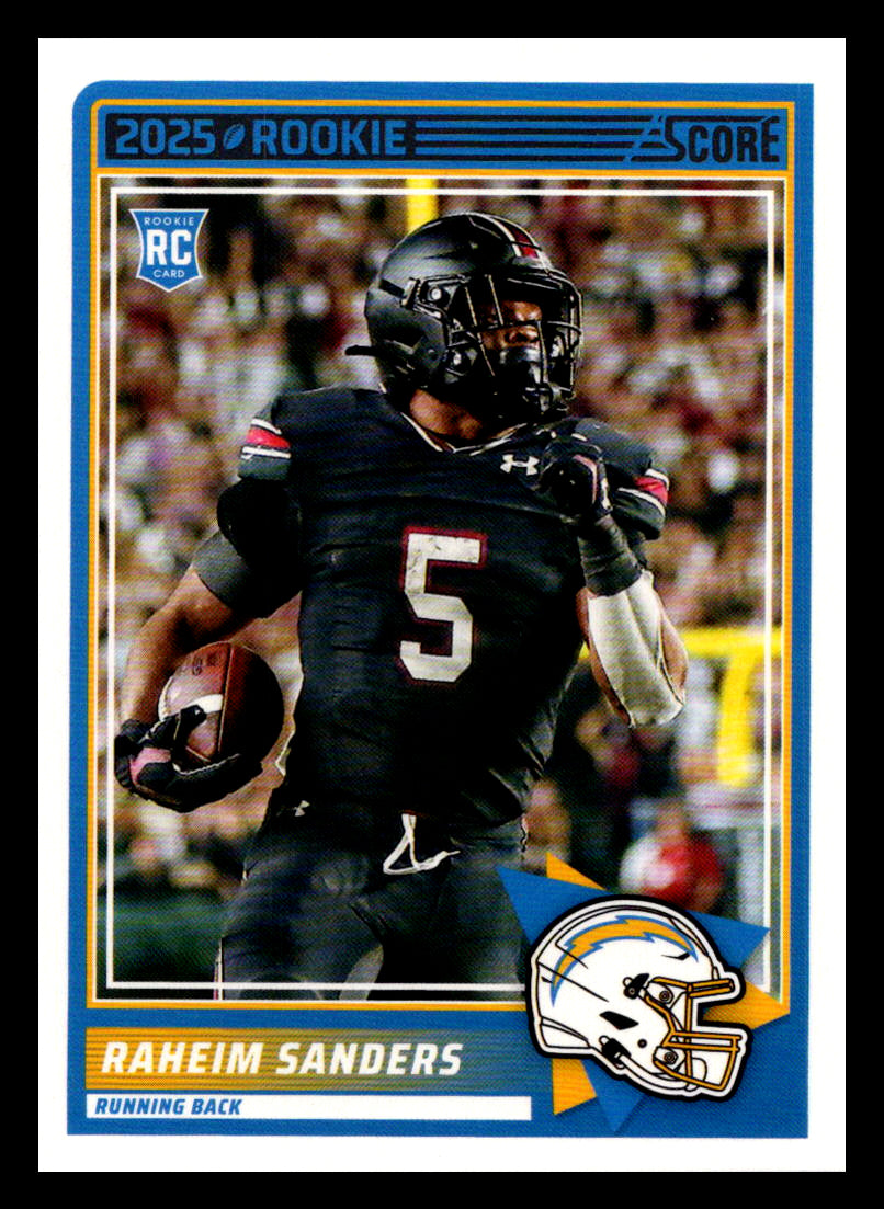 2025 Score #45 Raheim Sanders Los Angeles Chargers