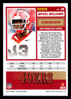 2025 Score #28 Mykel Williams San Francisco 49ers